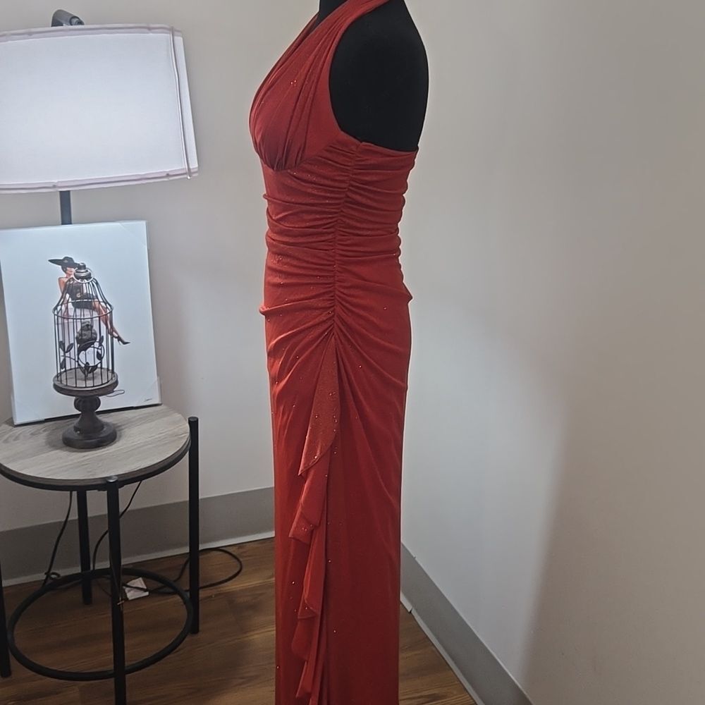 Betsey & Adam Maxi Sparkle Gown - Picture 3 of 9